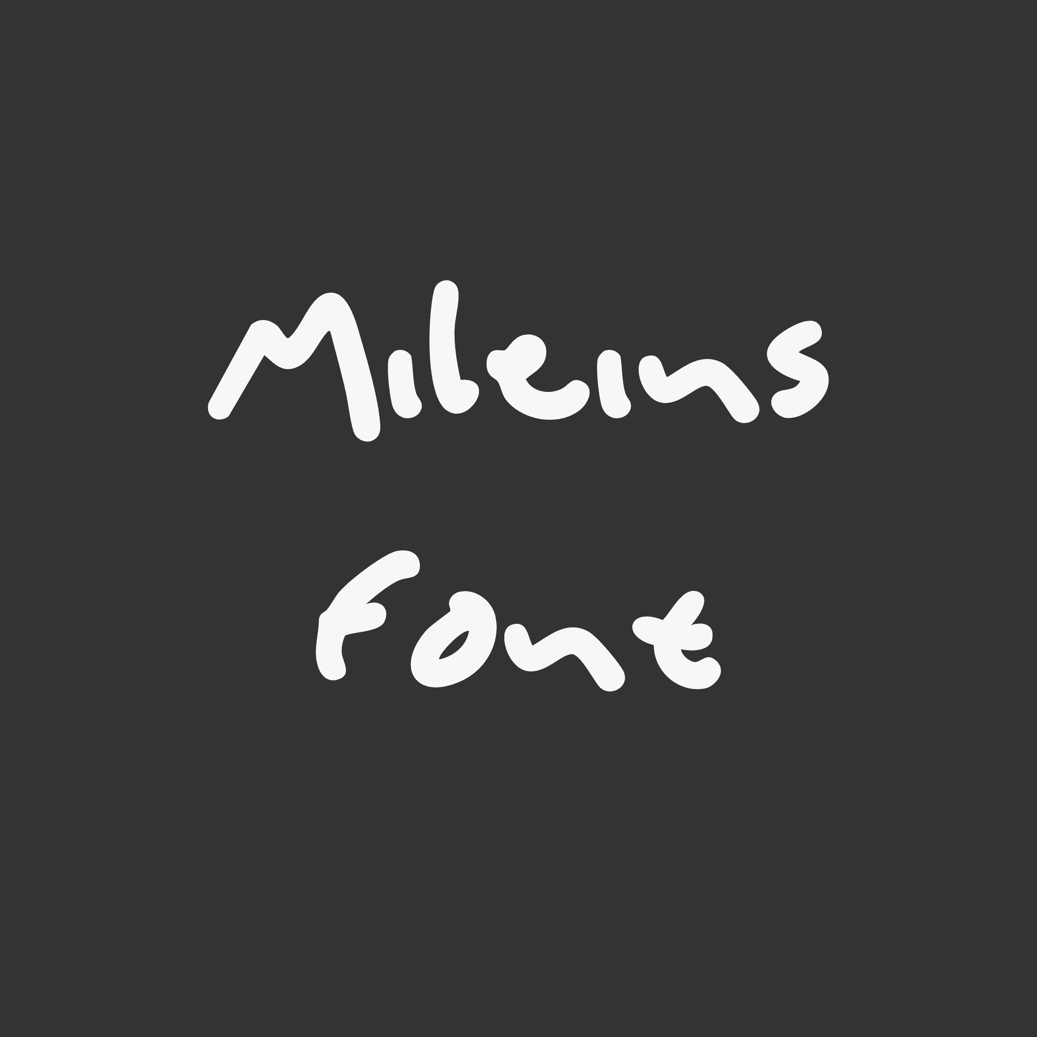 Mileins Font
