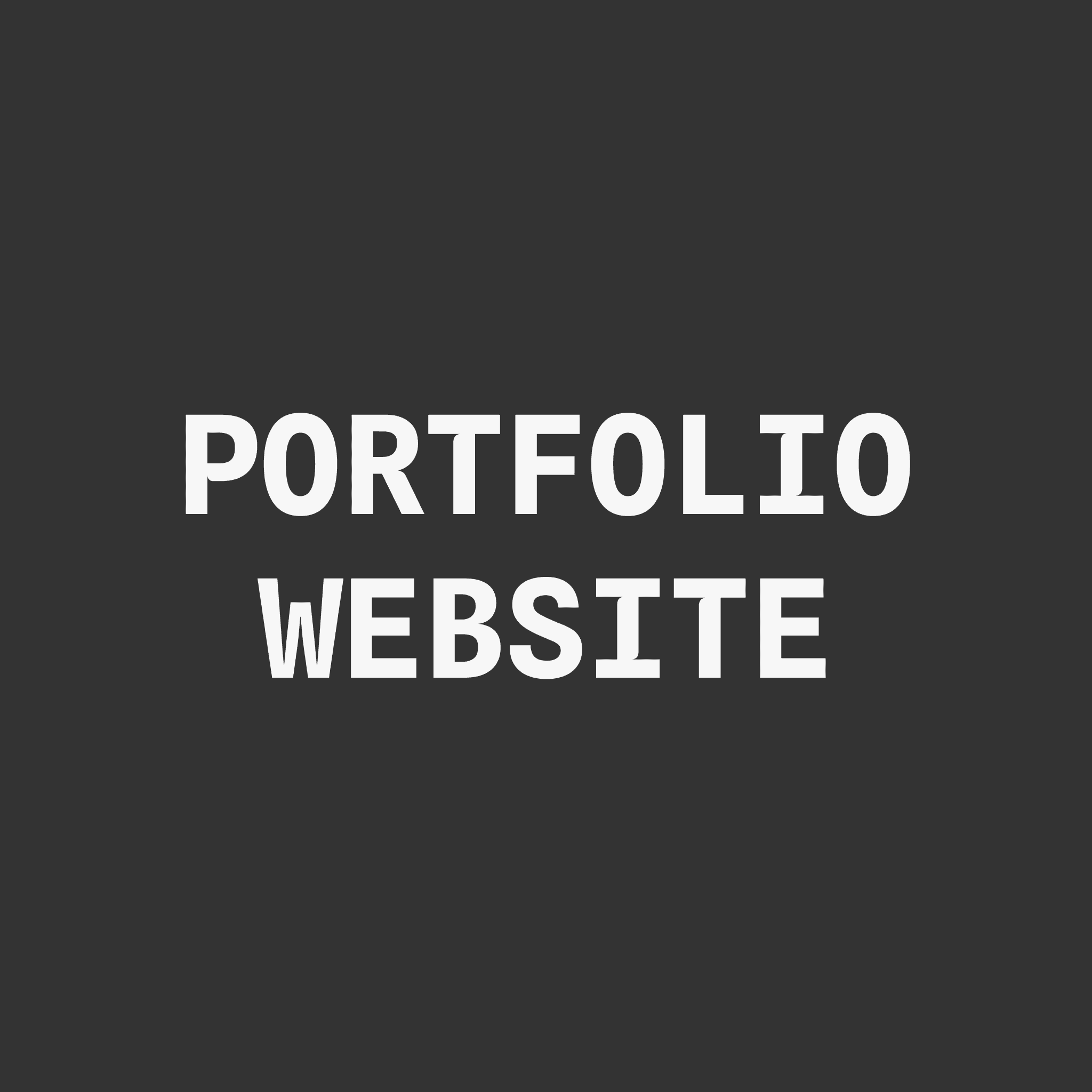 Portfolio Website
