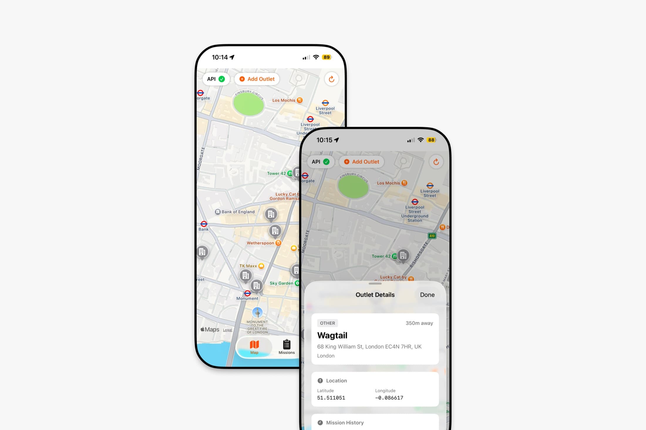 An iOS app built in half a day to de-risk features with real data